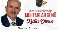 Mustafa Akbaba ; 19 Ekim Muhtarlar Günü Kutlu olsun 